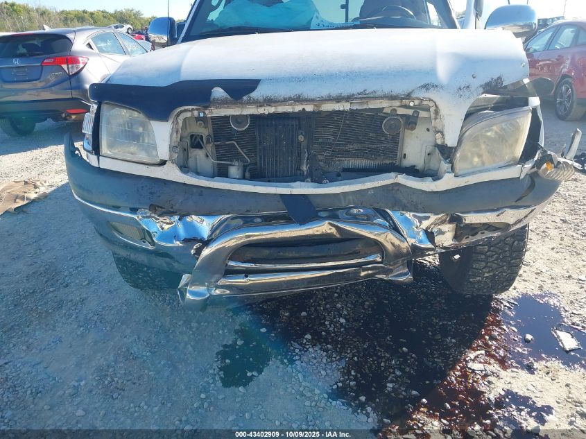 2000 Toyota Tundra Sr5 V8 VIN: 5TBBT4418YS085262 Lot: 43402909