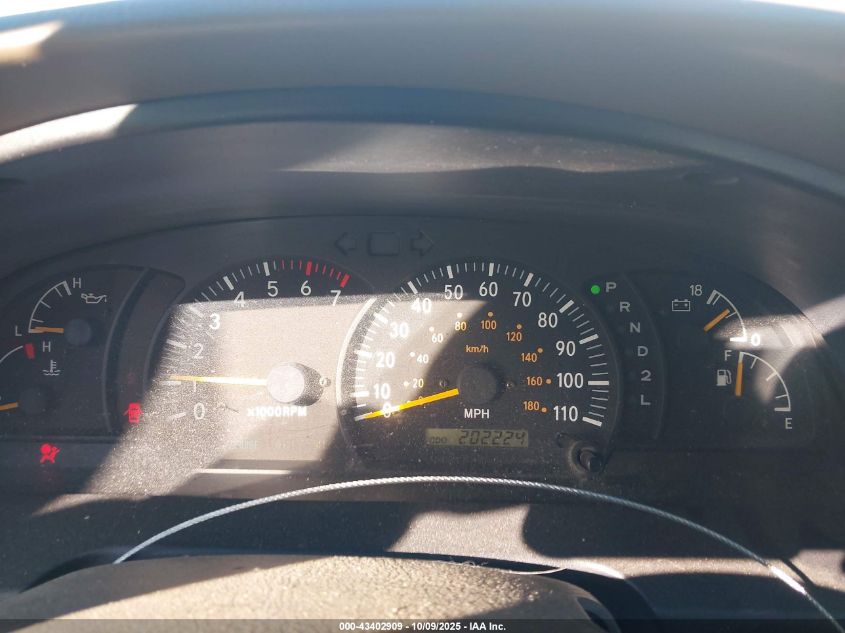 2000 Toyota Tundra Sr5 V8 VIN: 5TBBT4418YS085262 Lot: 43402909