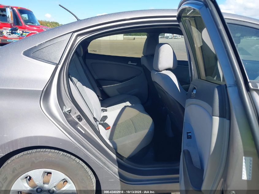 2017 Hyundai Accent Se VIN: KMHCT4AE8HU357478 Lot: 43402918