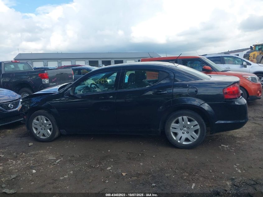 2014 Dodge Avenger Se VIN: 1C3CDZAB5EN196392 Lot: 43402923