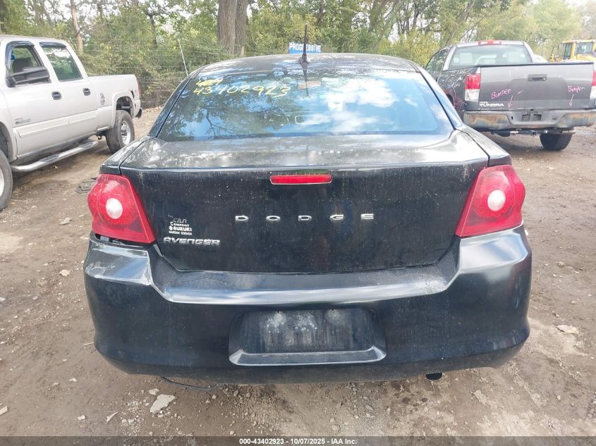 2014 Dodge Avenger Se VIN: 1C3CDZAB5EN196392 Lot: 43402923