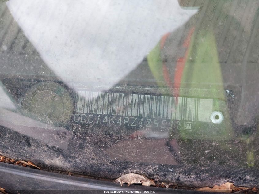 1994 Chevrolet Gmt-400 C1500 VIN: 1GCDC14K4RZ185513 Lot: 43403014