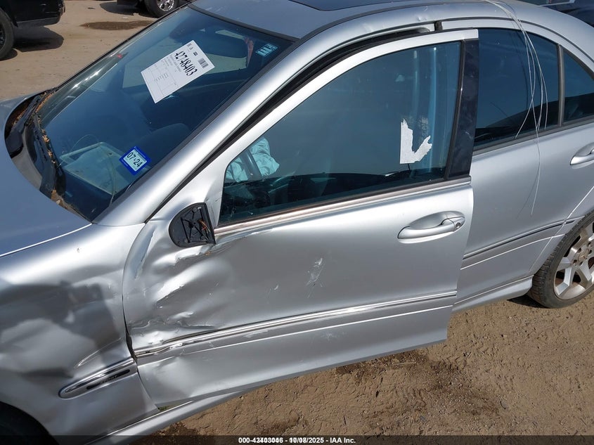 2007 Mercedes-Benz C 230 Sport VIN: WDBRF52H77E027780 Lot: 43403046