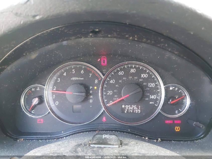 2008 Subaru Outback VIN: 4S4BP60C587321161 Lot: 43403056