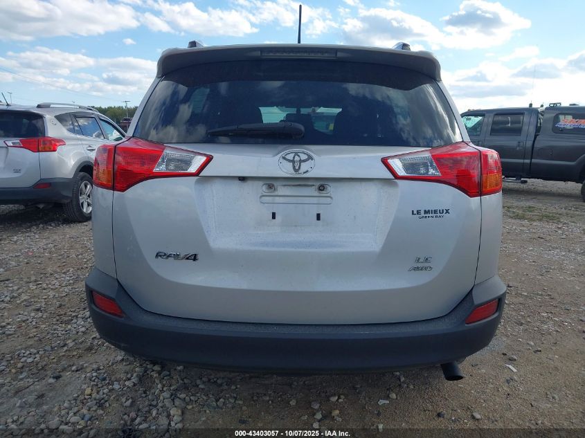 2015 Toyota Rav4 Le VIN: JTMBFREV8FJ014196 Lot: 43403057