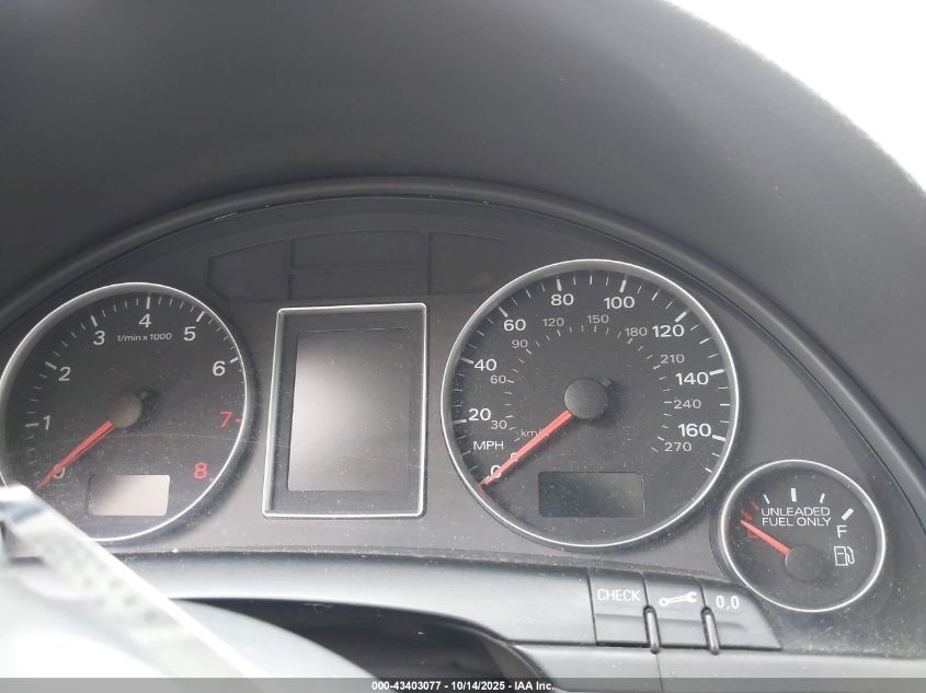 2005 Audi A4 2.0T VIN: WAUDF68E65A483284 Lot: 43403077