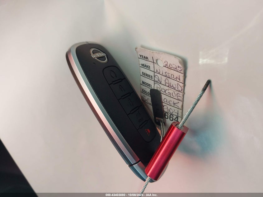 2025 Nissan Rogue Sv Intelligent Awd VIN: 5N1BT3BB1SC859904 Lot: 43403080