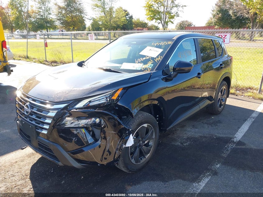 2025 Nissan Rogue Sv Intelligent Awd VIN: 5N1BT3BB1SC859904 Lot: 43403080