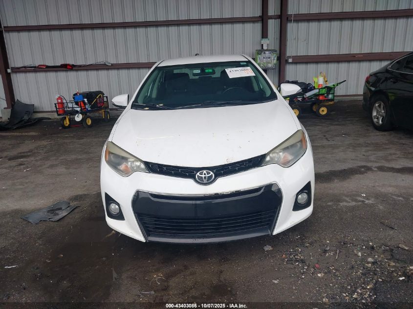 2014 Toyota Corolla S Plus VIN: 5YFBURHEXEP055537 Lot: 43403086
