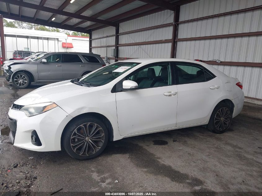 2014 Toyota Corolla S Plus VIN: 5YFBURHEXEP055537 Lot: 43403086