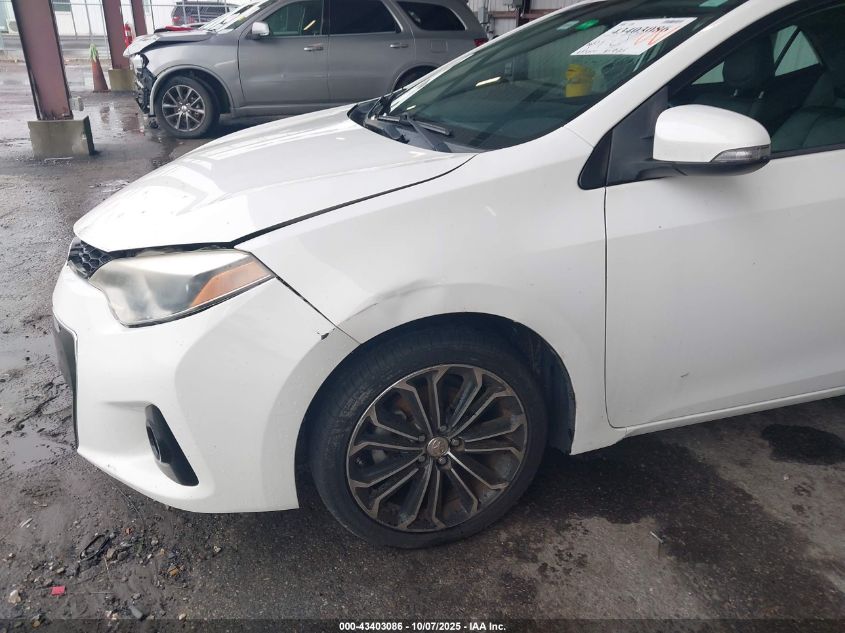 2014 Toyota Corolla S Plus VIN: 5YFBURHEXEP055537 Lot: 43403086