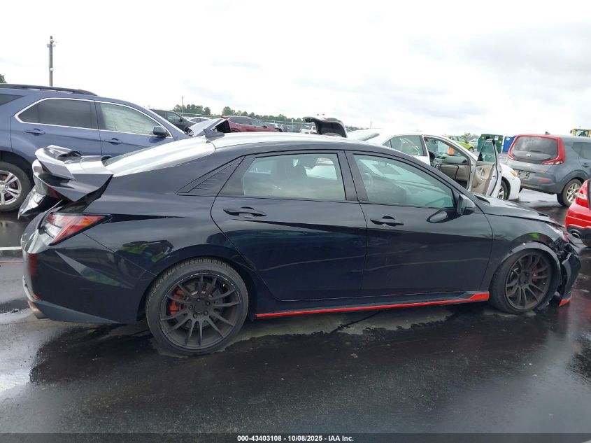 2022 Hyundai Elantra N VIN: KMHLW4AK9NU003350 Lot: 43403108