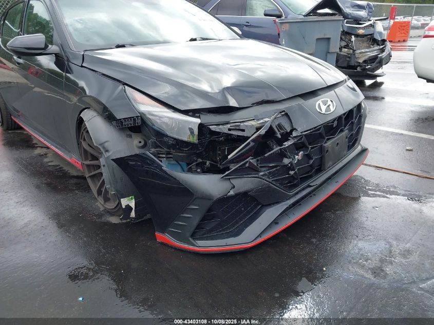 2022 Hyundai Elantra N VIN: KMHLW4AK9NU003350 Lot: 43403108
