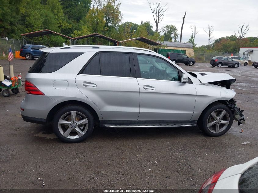 2016 Mercedes-Benz Gle 350 VIN: 4JGDA5JB7GA676599 Lot: 43403120