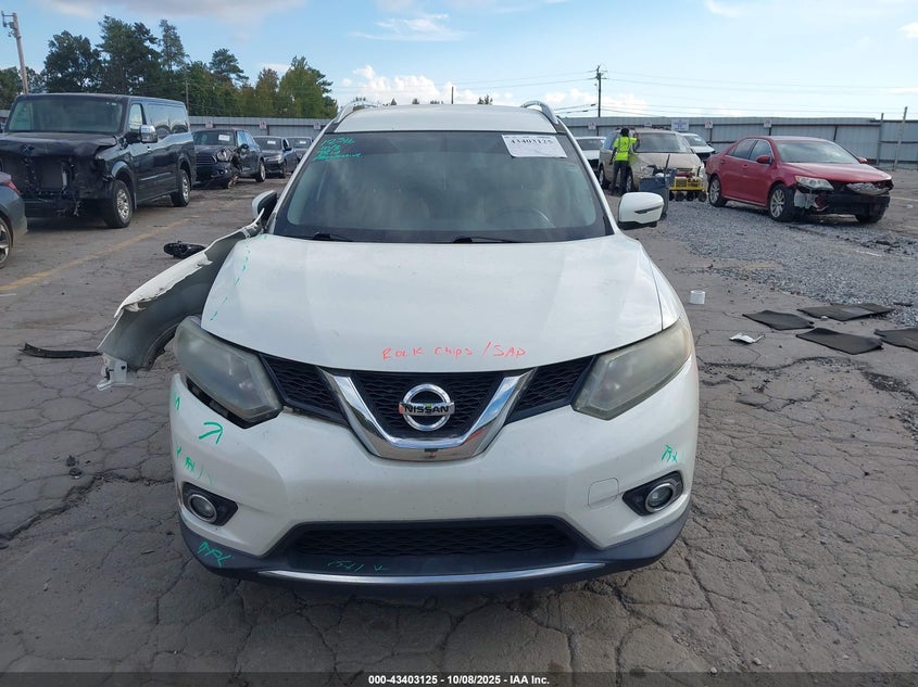 2016 NISSAN ROGUE SL 5N1AT2MT0GC780873