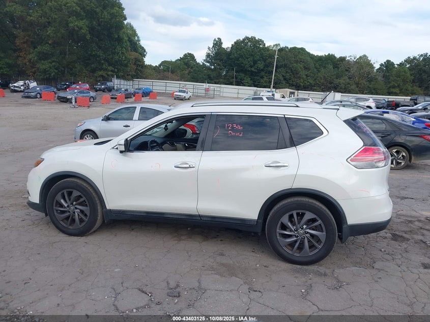 2016 NISSAN ROGUE SL 5N1AT2MT0GC780873