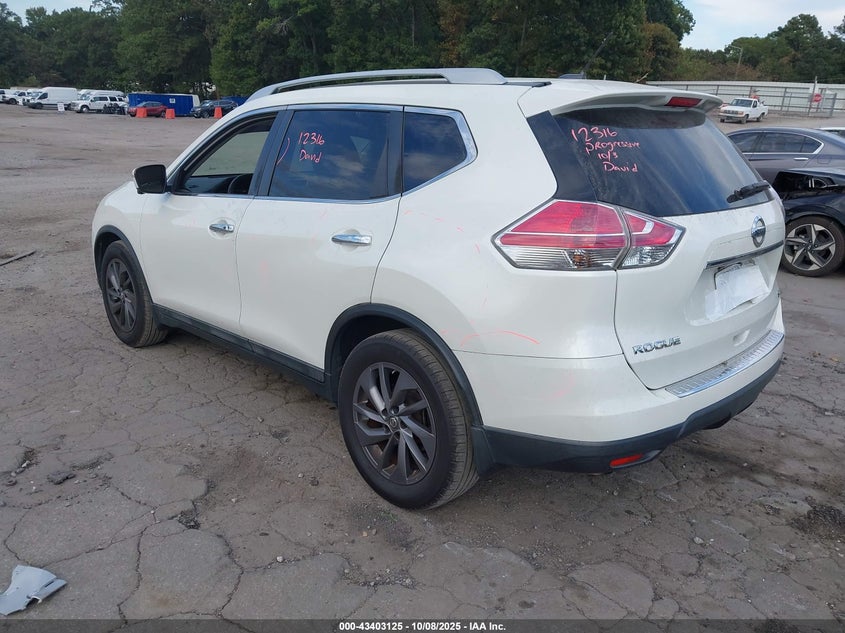 2016 NISSAN ROGUE SL 5N1AT2MT0GC780873