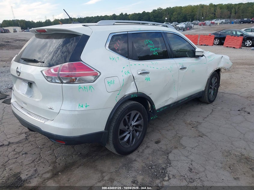 2016 NISSAN ROGUE SL 5N1AT2MT0GC780873