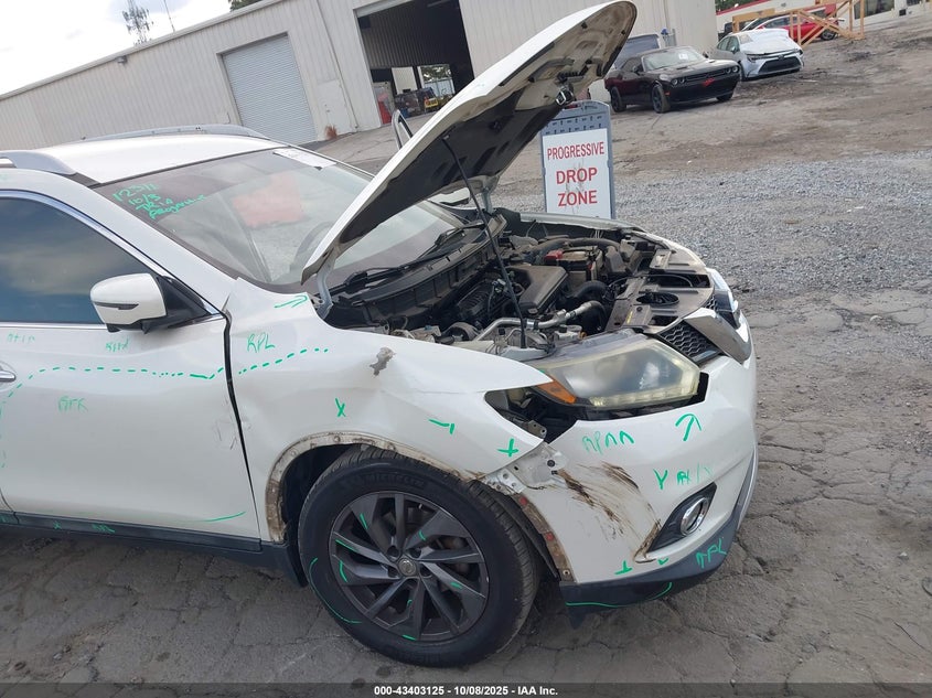 2016 NISSAN ROGUE SL 5N1AT2MT0GC780873