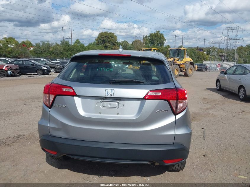 2018 Honda Hr-V Lx VIN: 3CZRU6H35JG720401 Lot: 43403128
