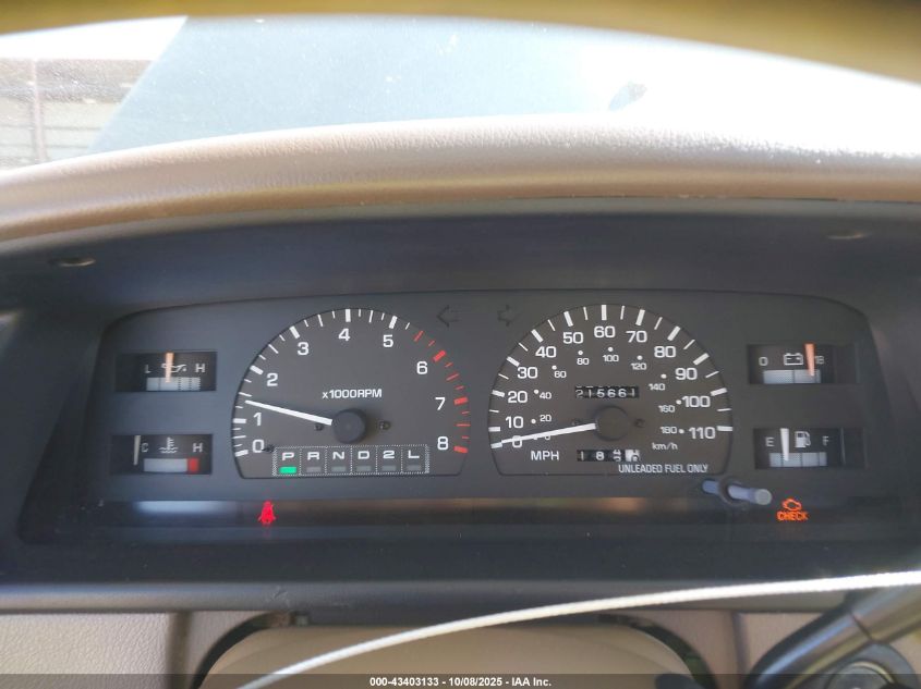 1997 Toyota T100 Sr5 V6 VIN: JT4UN24DXV0042551 Lot: 43403133