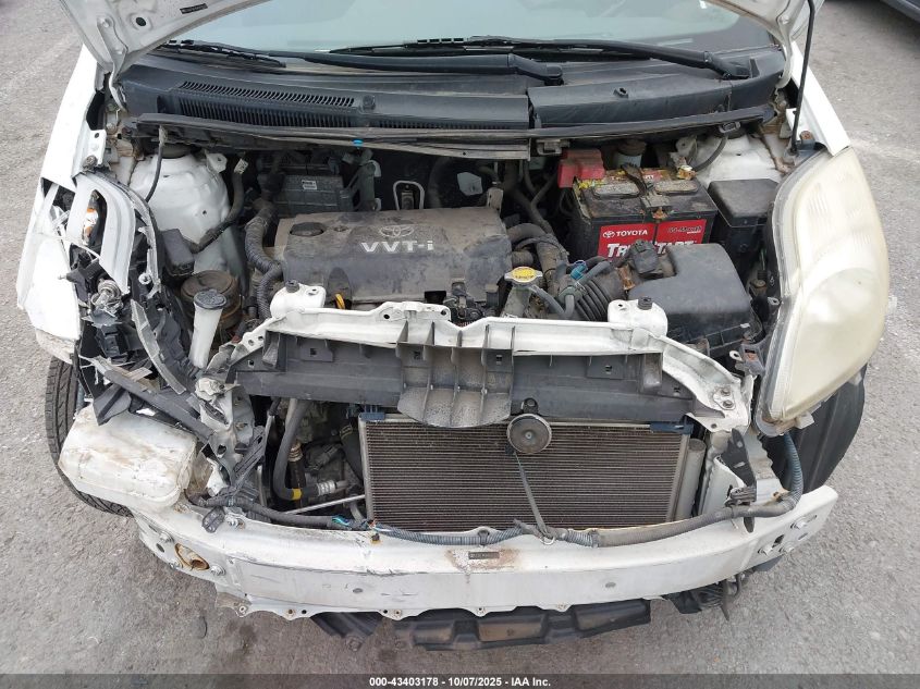 2010 Toyota Yaris VIN: JTDKT4K38A5303238 Lot: 43403178