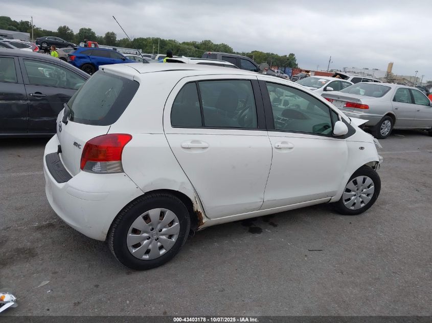 2010 Toyota Yaris VIN: JTDKT4K38A5303238 Lot: 43403178