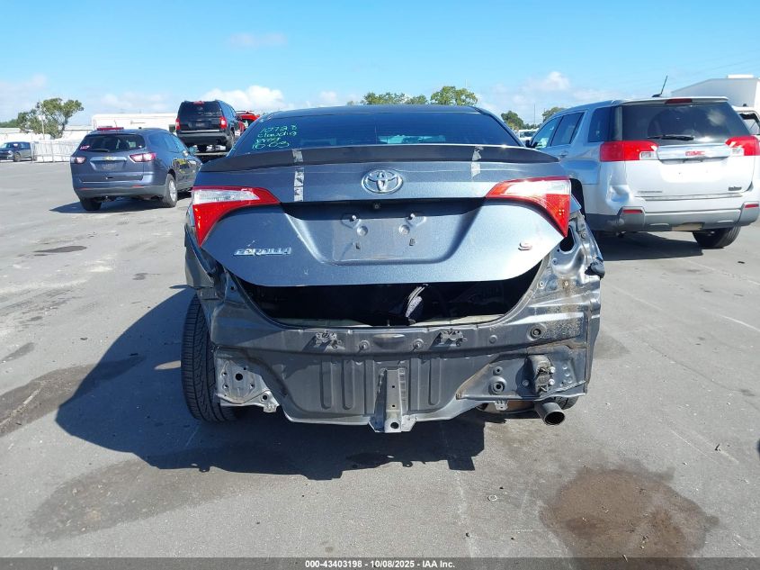 2016 Toyota Corolla S Plus VIN: 2T1BURHE5GC571744 Lot: 43403198