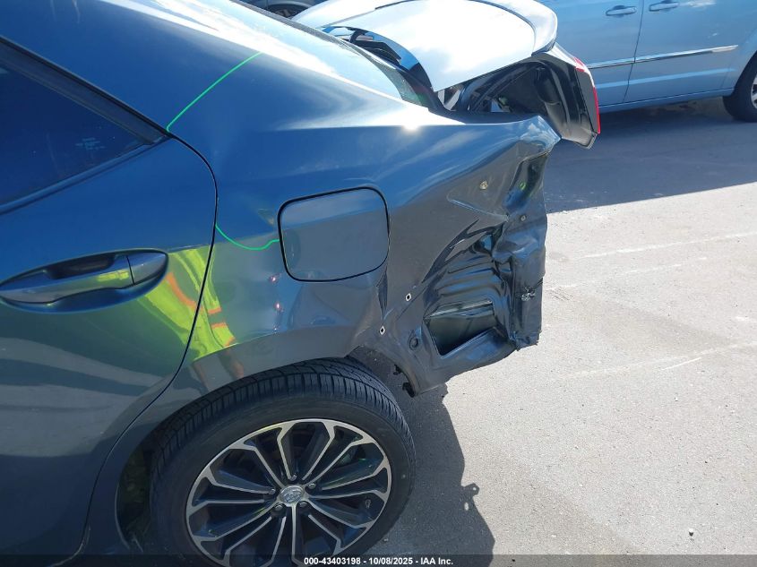 2016 Toyota Corolla S Plus VIN: 2T1BURHE5GC571744 Lot: 43403198