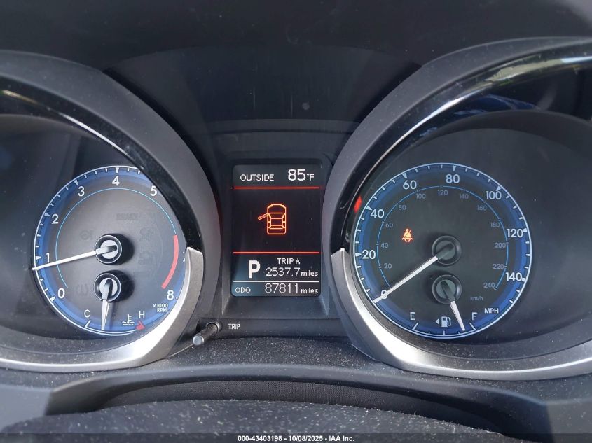 2016 Toyota Corolla S Plus VIN: 2T1BURHE5GC571744 Lot: 43403198