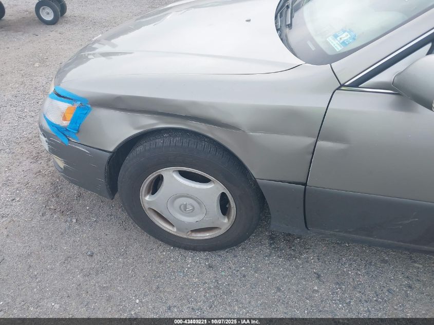 1998 Lexus Es 300 VIN: JT8BF28GXW0131917 Lot: 43403221