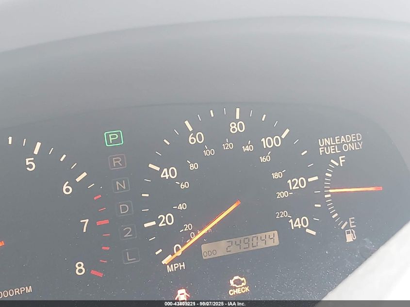 1998 Lexus Es 300 VIN: JT8BF28GXW0131917 Lot: 43403221