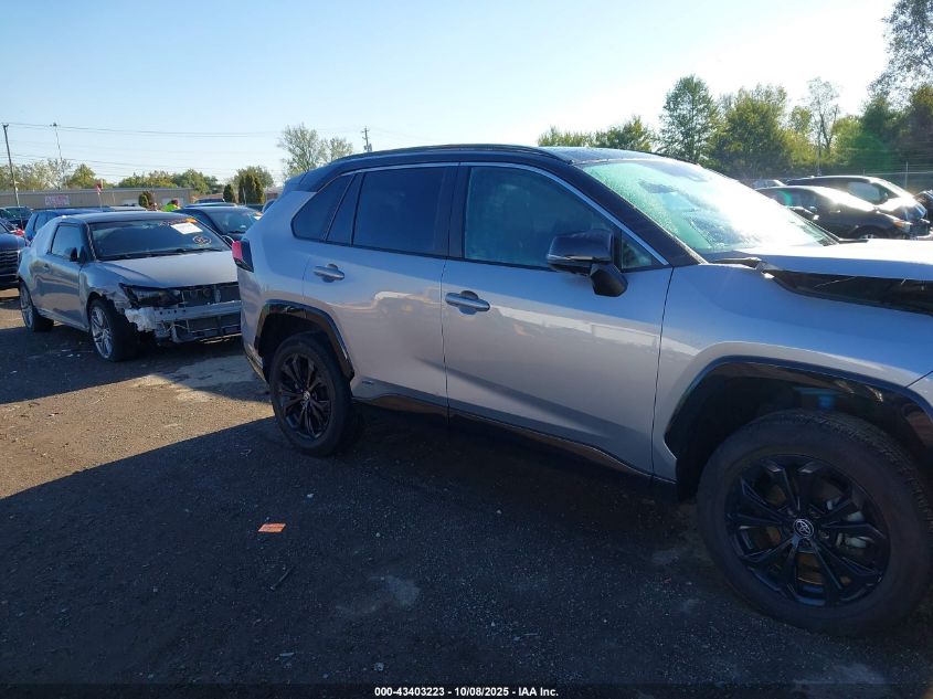 2022 Toyota Rav4 Hybrid Xse VIN: 4T3E6RFV6NU067393 Lot: 43403223