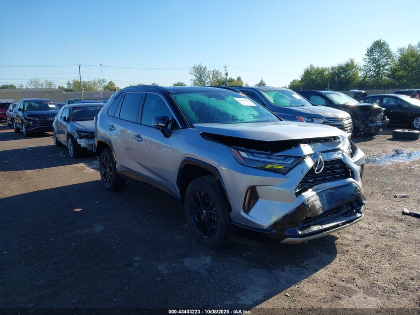 4T3E6RFV6NU067393 2022 Toyota Rav4 Hybrid Xse auction photo 1