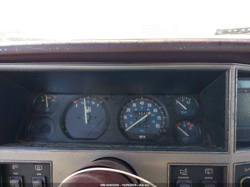 1988 Jeep Cherokee Laredo VIN: 1JCMT784XJT144355 Lot: 43403240