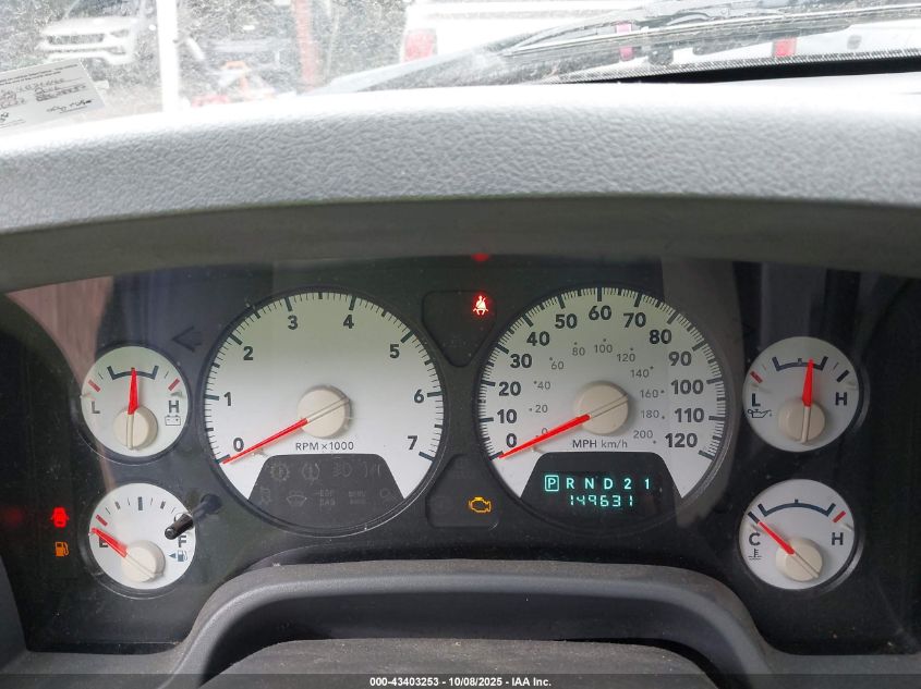 2006 Dodge Ram 1500 Slt VIN: 3D7KR19D16G221160 Lot: 43403253