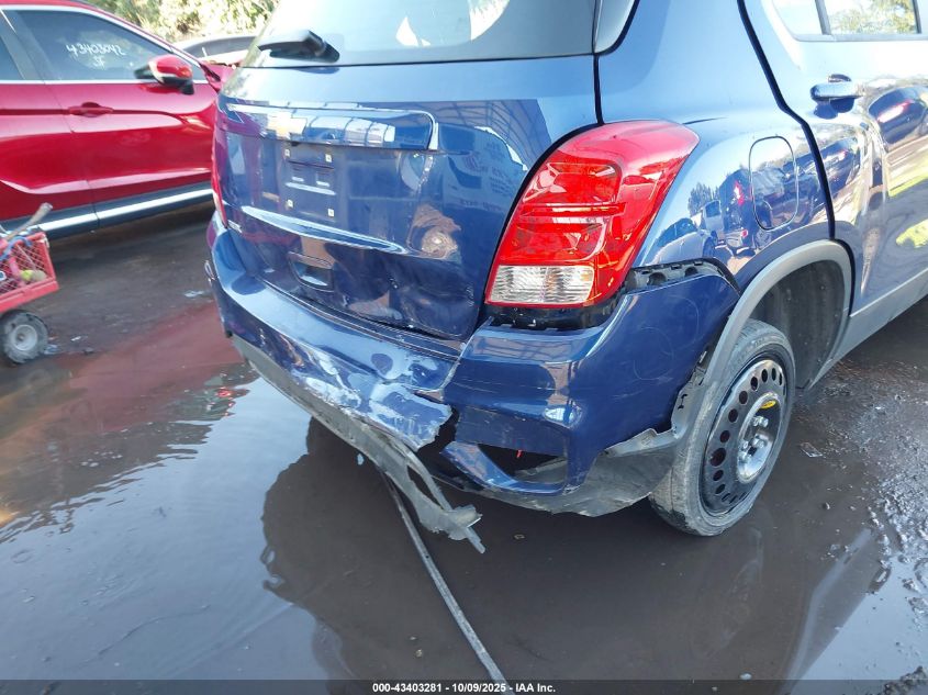 2017 Chevrolet Trax Ls VIN: 3GNCJKSB6HL185732 Lot: 43403281