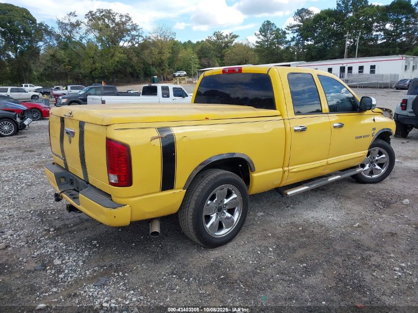 2004 Dodge Ram 1500 Slt/Laramie VIN: 1D7HA18D54J290142 Lot: 43403305
