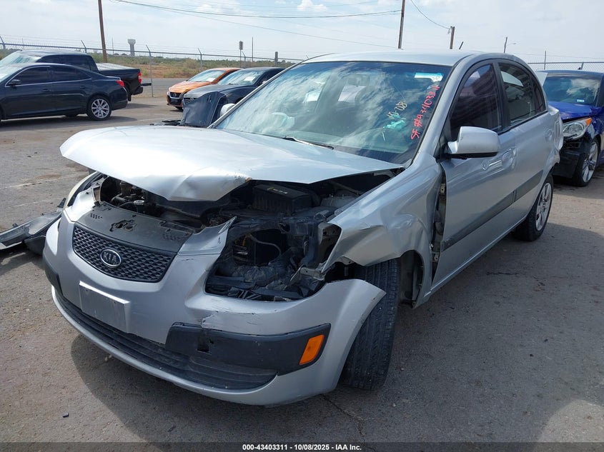 KNADE123766149654 2006 KIA RIO photo no. 2