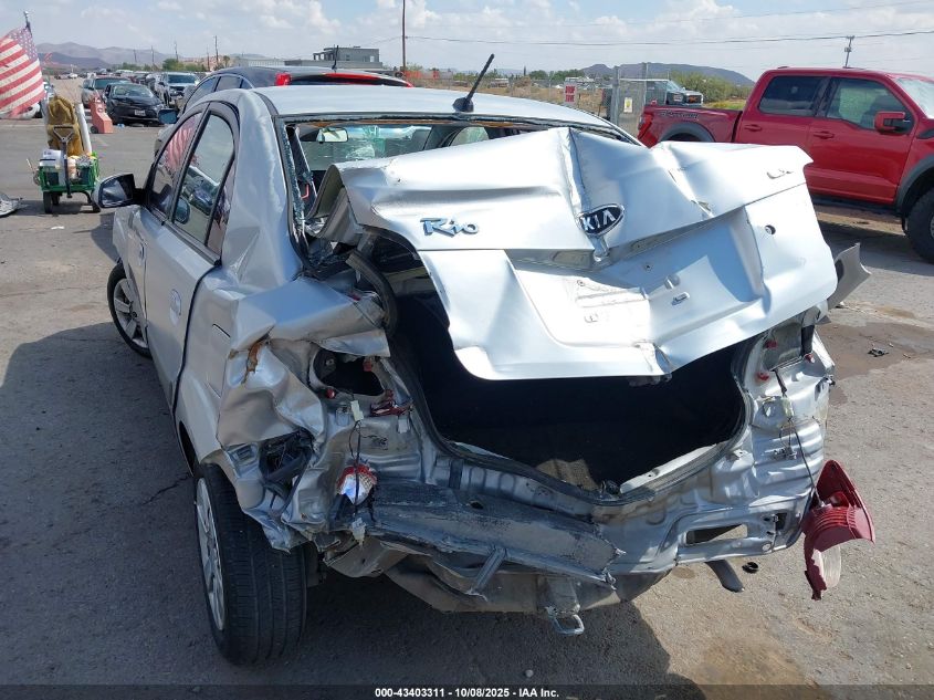 2006 Kia Rio Lx VIN: KNADE123766149654 Lot: 43403311
