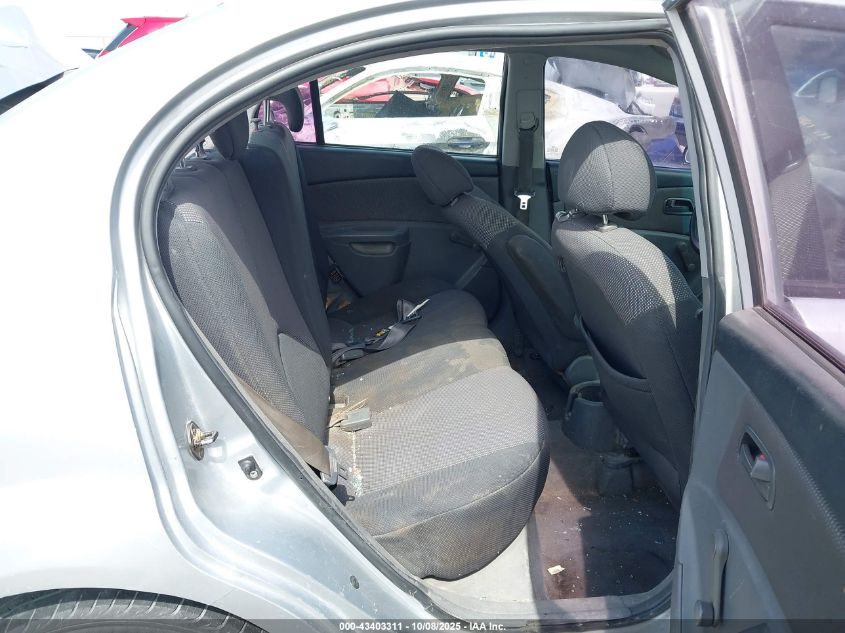 2006 Kia Rio Lx VIN: KNADE123766149654 Lot: 43403311