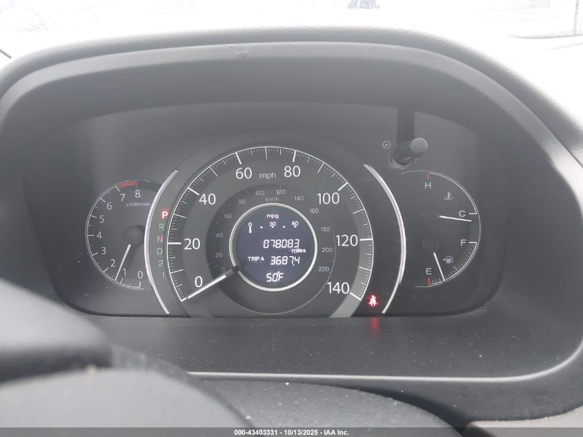 2014 Honda Cr-V Ex-L VIN: 5J6RM4H75EL100826 Lot: 43403331