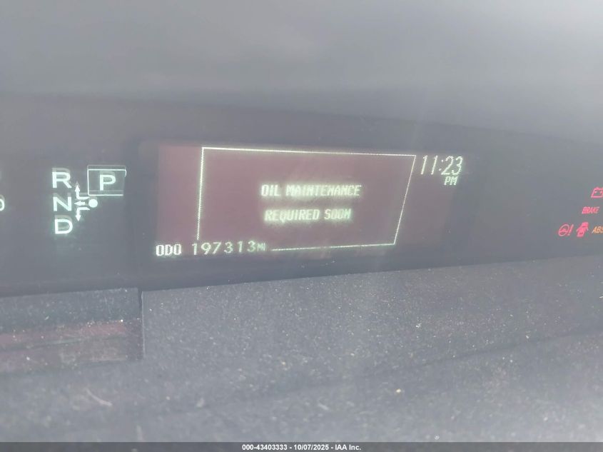 2010 Toyota Prius Iii VIN: JTDKN3DU9A0036554 Lot: 43403333