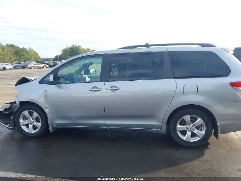 2012 Toyota Sienna Le V6 8 Passenger VIN: 5TDKK3DC8CS267784 Lot: 43403349