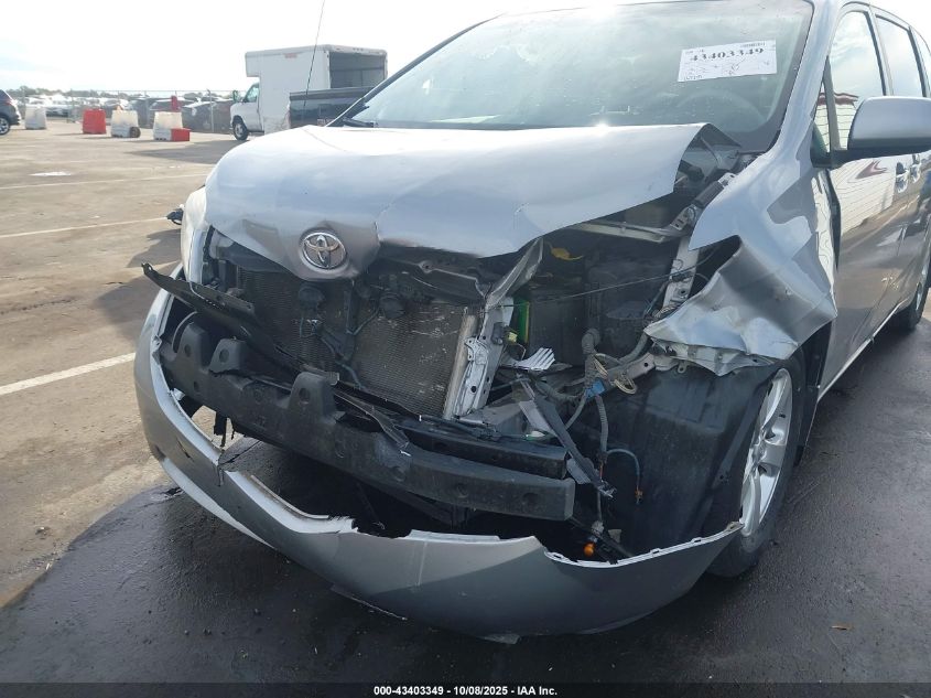 2012 Toyota Sienna Le V6 8 Passenger VIN: 5TDKK3DC8CS267784 Lot: 43403349