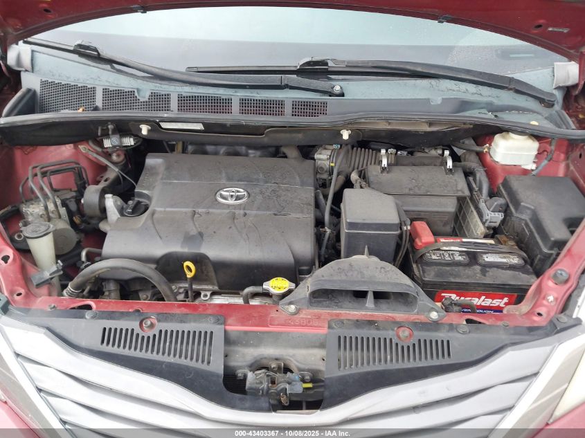 2011 Toyota Sienna Xle V6 VIN: 5TDYK3DC8BS079307 Lot: 43403367