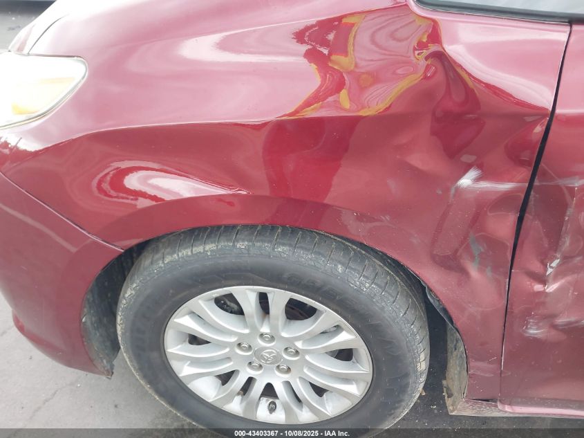 2011 Toyota Sienna Xle V6 VIN: 5TDYK3DC8BS079307 Lot: 43403367