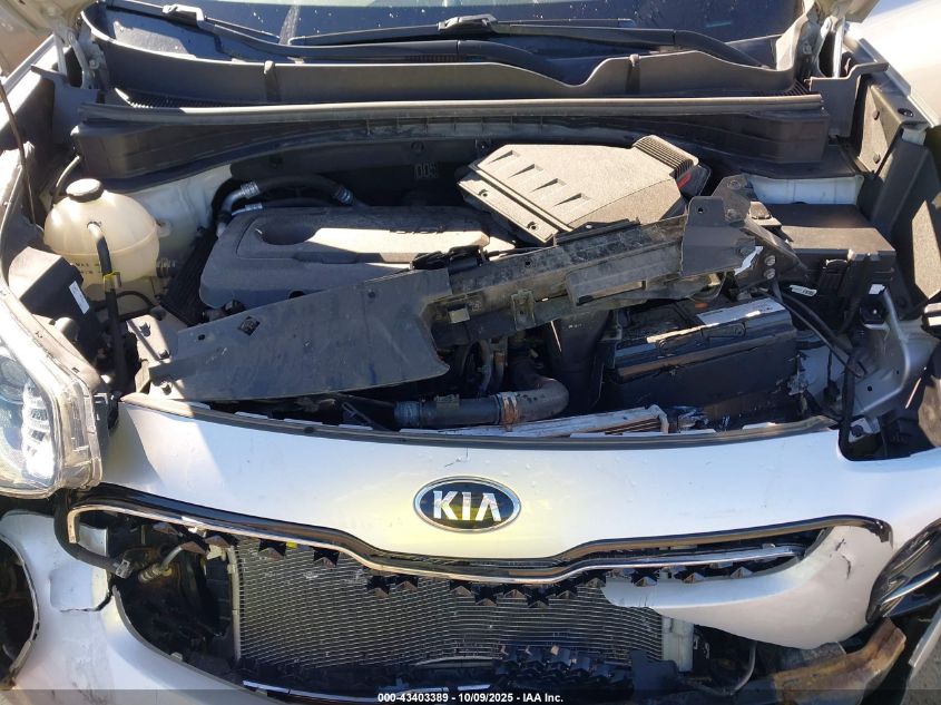 2017 Kia Sportage Lx VIN: KNDPMCAC4H7041795 Lot: 43403389