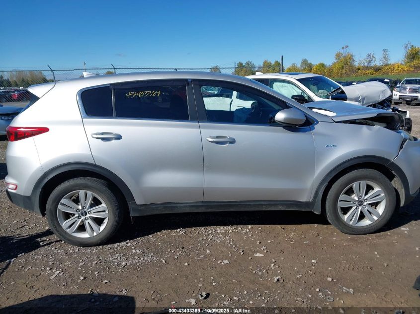 2017 Kia Sportage Lx VIN: KNDPMCAC4H7041795 Lot: 43403389