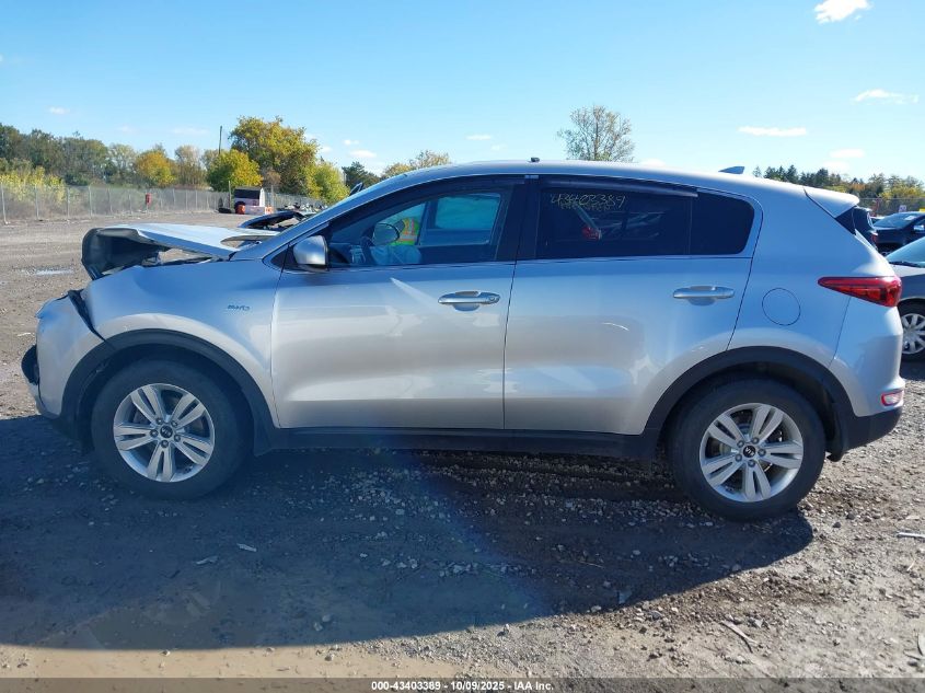 2017 Kia Sportage Lx VIN: KNDPMCAC4H7041795 Lot: 43403389